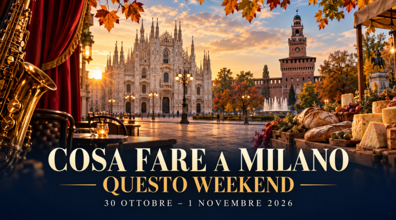 Cosa fare a Milano questo weekend dal 30 ottobre al 1° novembre 2026: mercatini, concerti, teatro e musei gratis