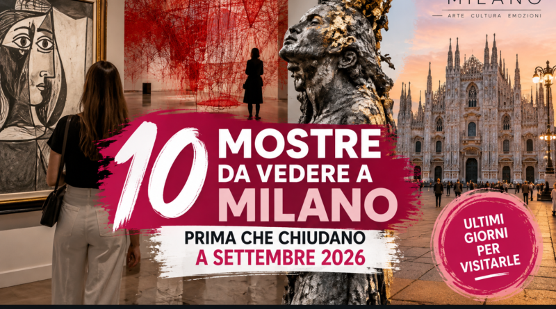 Le 10 mostre da vedere a Milano prima che chiudano: gli ultimi giorni di settembre 2026